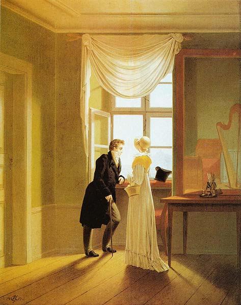 Georg Friedrich Kersting Paar am Fenster